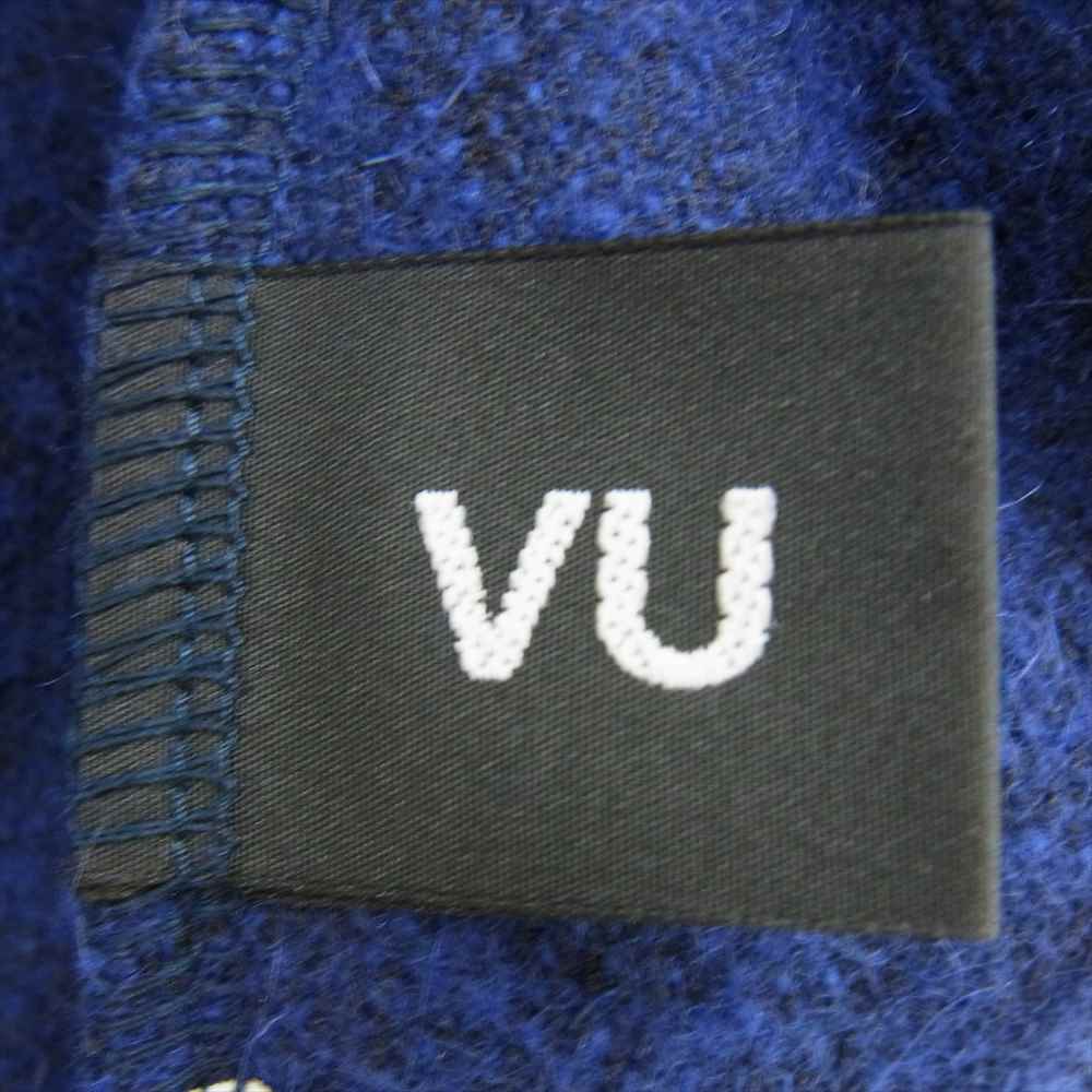 ヴウワイ vuy-a22-K04 woolrich big hoody ビッグフーディ ウール ブルー系 パープル系 42 ２【中古】