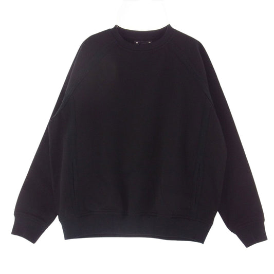 MINEDENIM マインデニム 2209-4002-99-022 French Terry Bonding C.Denim Crewneck PO ボンディング プルオーバー スウェット ブラック系 2【極上美品】【中古】