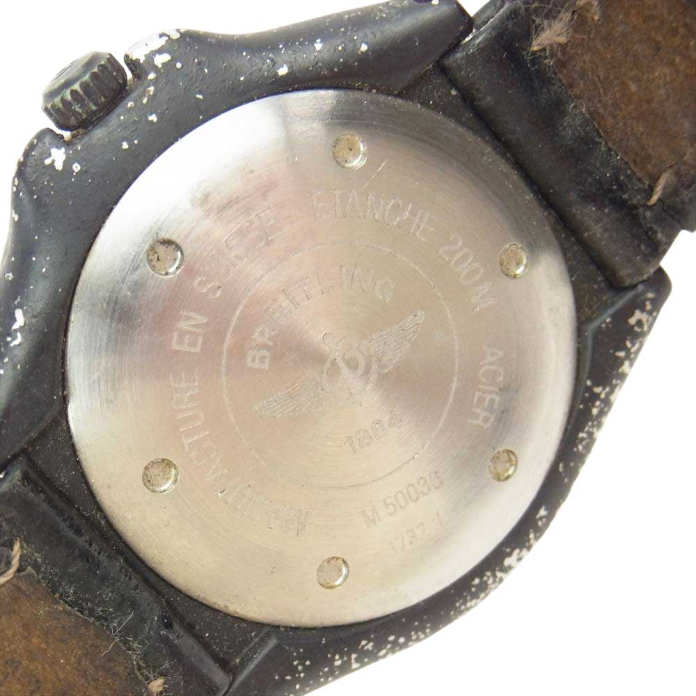 BREITLING ブライトリング M50036  コルト デイト クォーツ 時計 ウオッチ ブラック系【中古】
