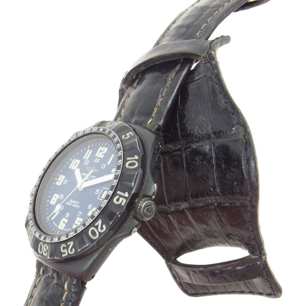 BREITLING ブライトリング M50036  コルト デイト クォーツ 時計 ウオッチ ブラック系【中古】