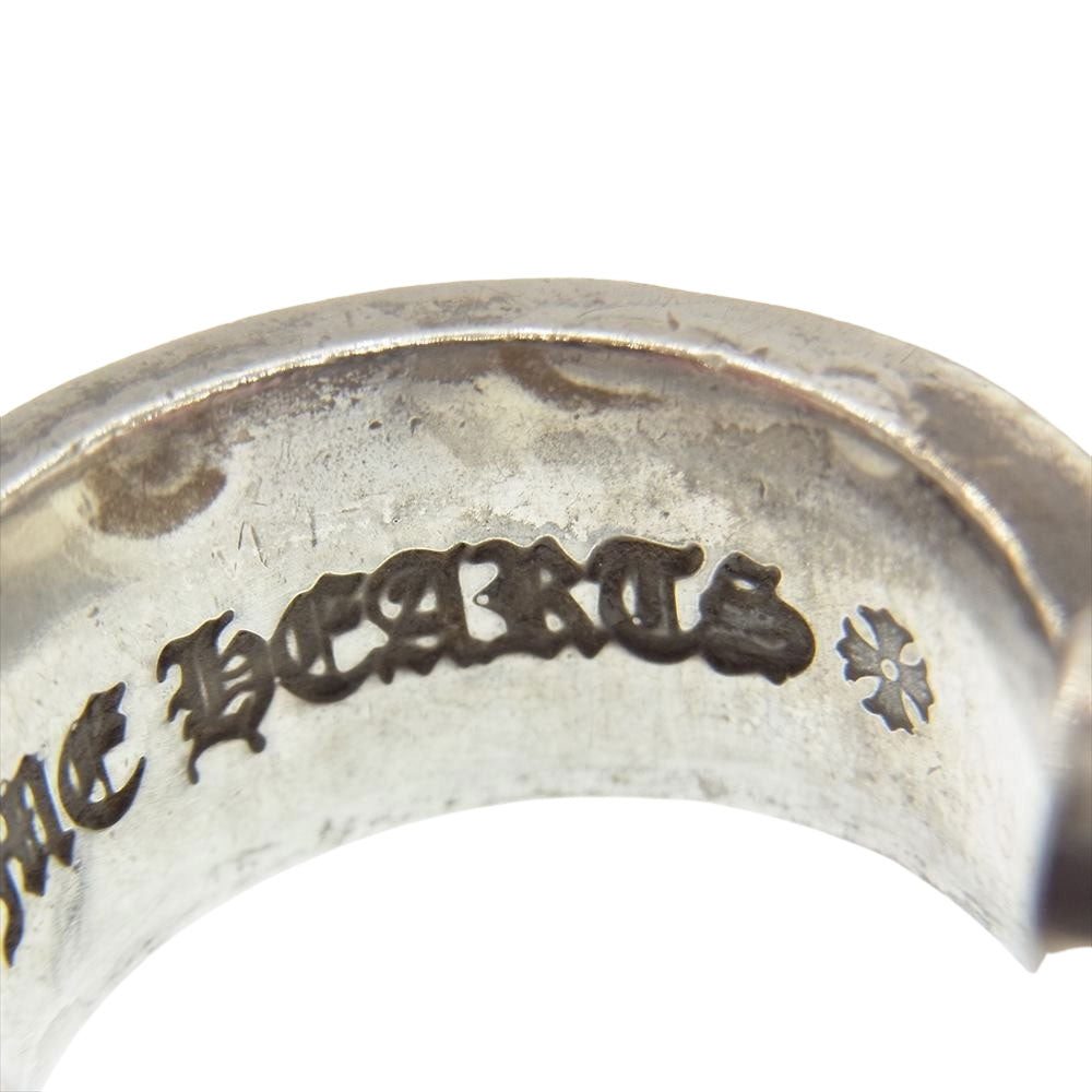 CHROME HEARTS クロムハーツ（原本無） LG SCROLL LABEL ラージ スクロール ラベル リング シルバー系【中古】