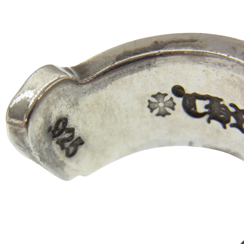 CHROME HEARTS クロムハーツ（原本無） LG SCROLL LABEL ラージ スクロール ラベル リング シルバー系【中古】