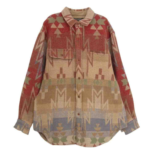 RALPH LAUREN ラルフローレン COUNTRY 90s ウール ネイティブ 長袖 シャツ マルチカラー系 8【中古】