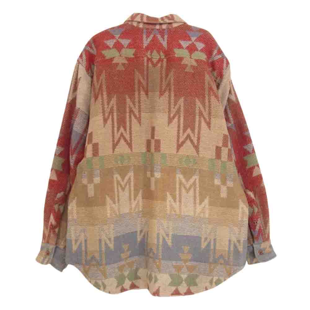 RALPH LAUREN ラルフローレン COUNTRY 90s ウール ネイティブ 長袖 シャツ マルチカラー系 8【中古】