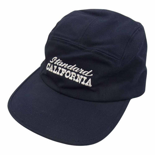 STANDARD CALIFORNIA スタンダードカリフォルニア SD Twill Logo Camp Cap ツイル ロゴ キャンプ キャップ ネイビー系【中古】