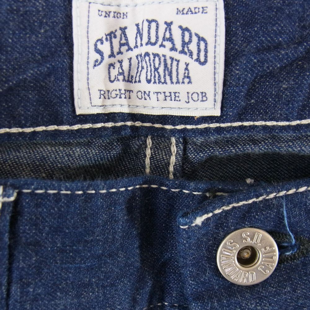 STANDARD CALIFORNIA スタンダードカリフォルニア ユーティリティ デニム パンツ インディゴブルー系 32【中古】