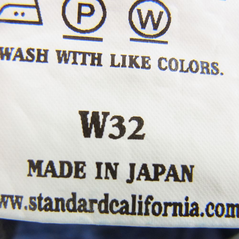 STANDARD CALIFORNIA スタンダードカリフォルニア ユーティリティ デニム パンツ インディゴブルー系 32【中古】