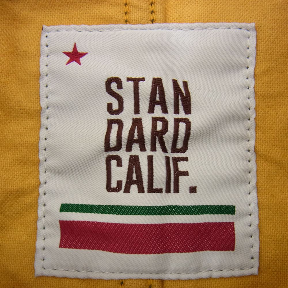 STANDARD CALIFORNIA スタンダードカリフォルニア SD Coverall Jacket 襟コーデュロイ カバーオール ジャケット カーキ系 M【美品】【中古】