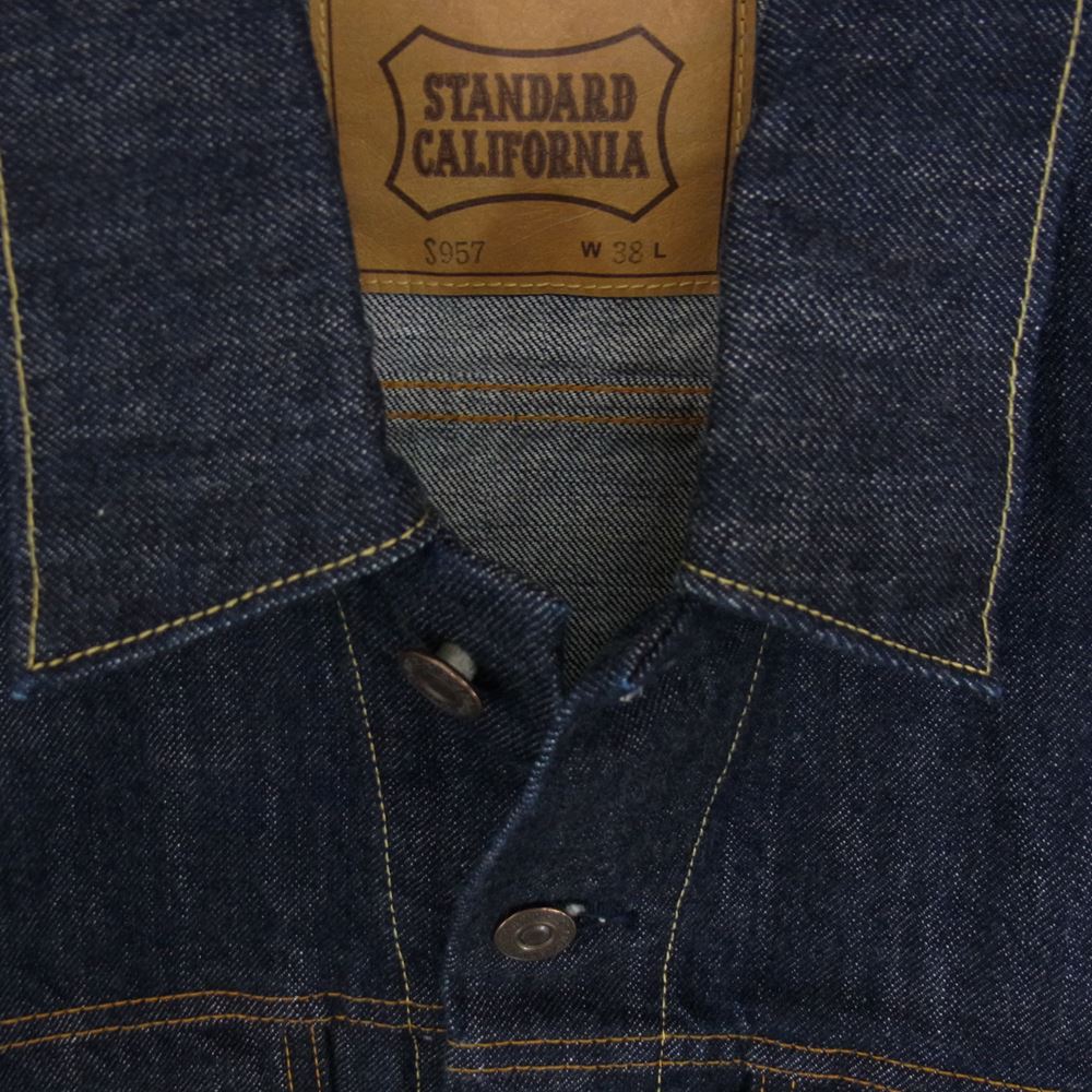 STANDARD CALIFORNIA スタンダードカリフォルニア SD Denim Jacket S957 3rdタイプ デニム ジャケット インディゴ インディゴブルー系 38【美品】【中古】