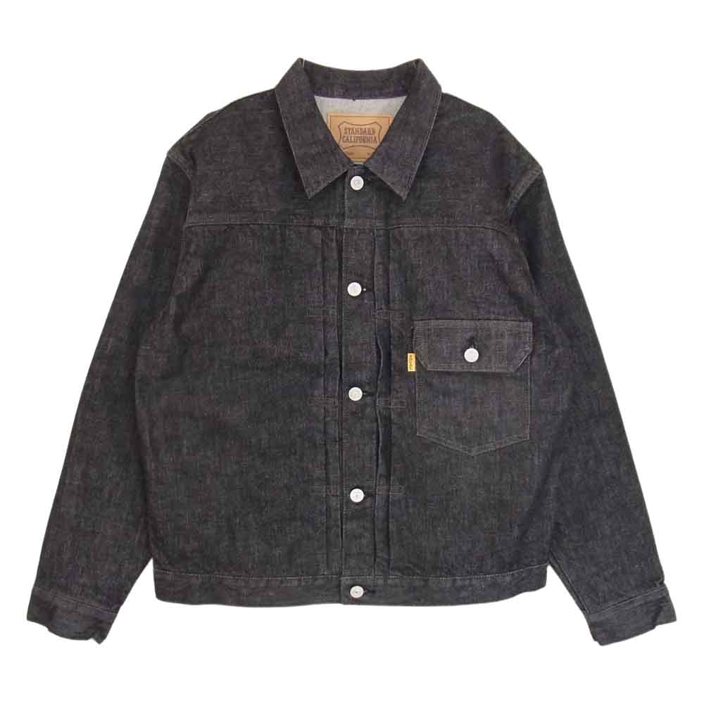 STANDARD CALIFORNIA スタンダードカリフォルニア SD Denim Jacket S996 1stタイプ デニム ジャケット ブラック ブラック系 38【美品】【中古】