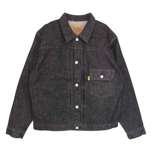 STANDARD CALIFORNIA スタンダードカリフォルニア SD Denim Jacket S996 1stタイプ デニム ジャケット ブラック ブラック系 38【美品】【中古】