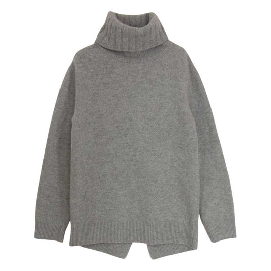 Deuxieme Classe ドゥーズィエムクラス 16-080-500-4181-3-0 ウール カシミア タートル サイドスリット セーター ニット グレー系 サイズ表記無【中古】