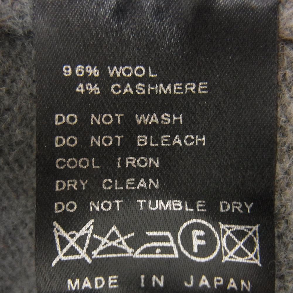 Deuxieme Classe ドゥーズィエムクラス 16-080-500-4181-3-0 ウール カシミア タートル サイドスリット セーター ニット グレー系 サイズ表記無【中古】