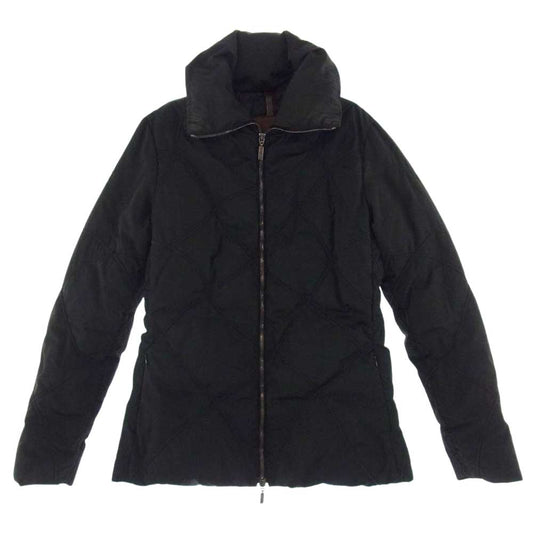 MONCLER モンクレール 茶タグ ダウン ショート コート ジャケット ブラック系【中古】