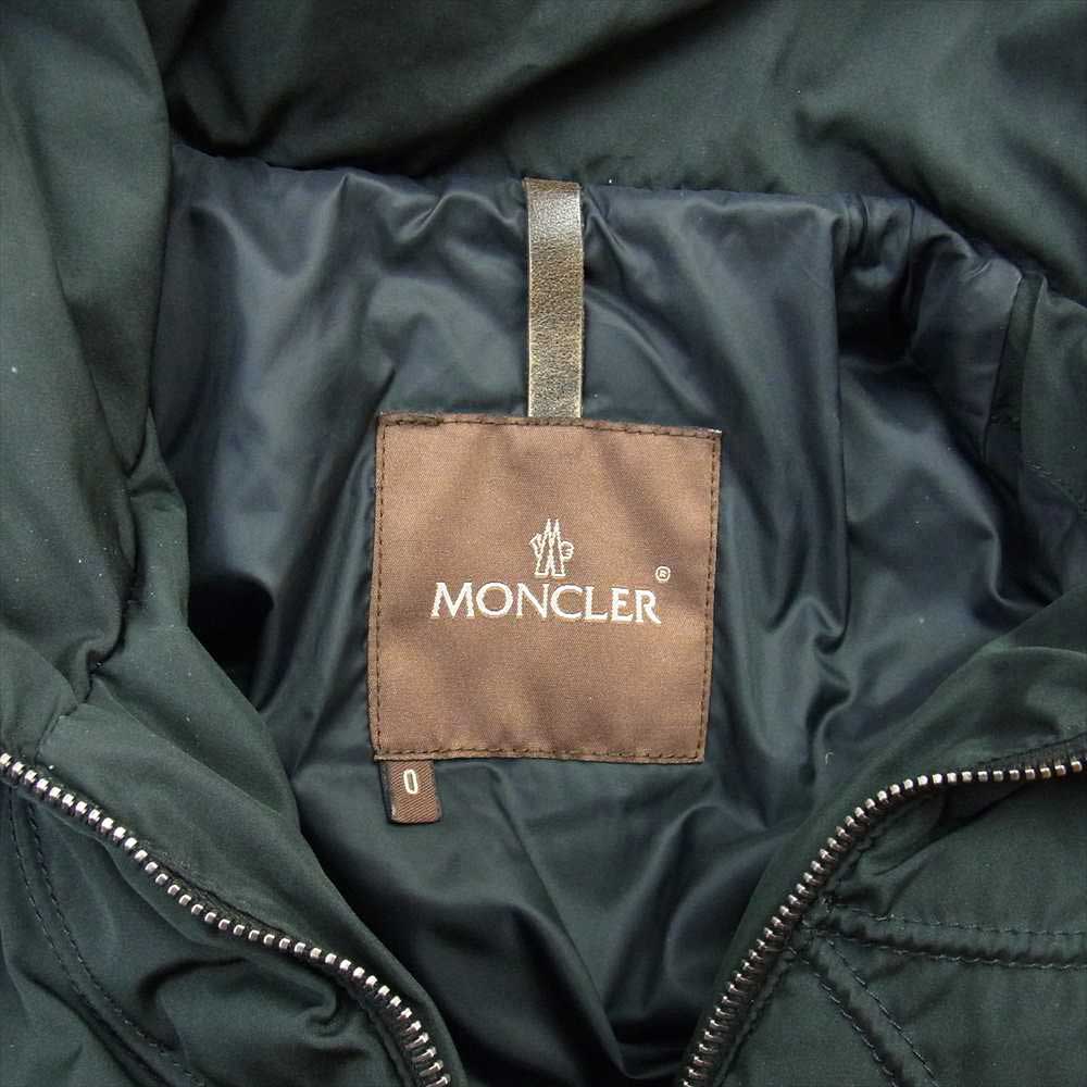 MONCLER モンクレール 茶タグ ダウン ショート コート ジャケット ブラック系【中古】