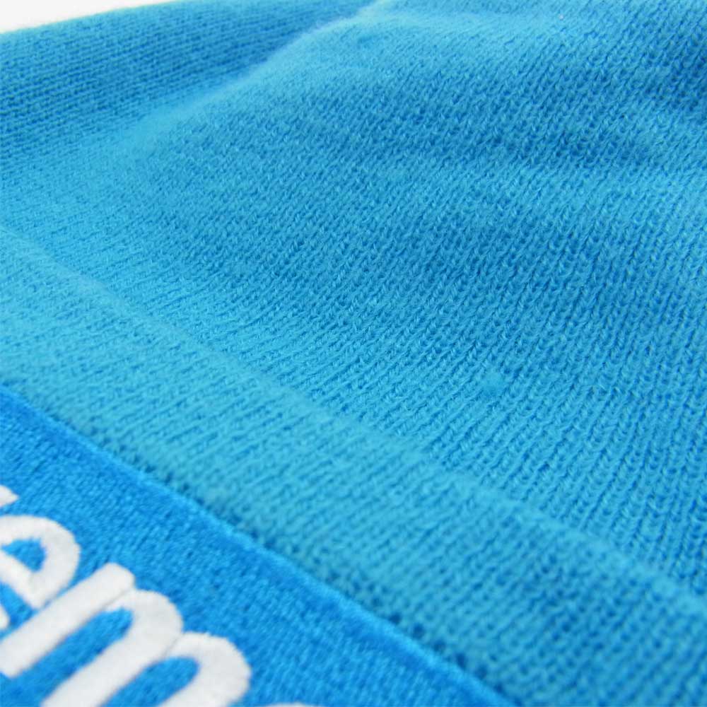 Supreme シュプリーム 18FW New Era Box Logo Beanie ニット キャップ ビーニー  ライトブルー系【中古】