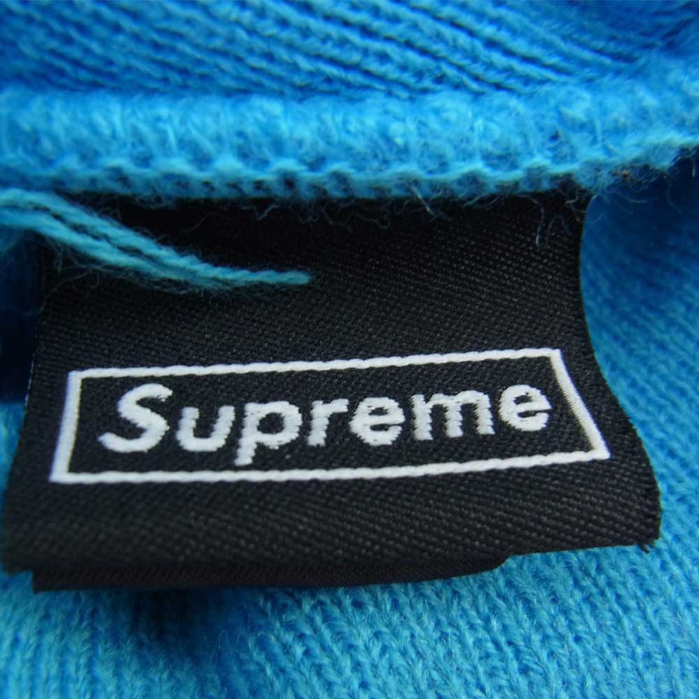 Supreme シュプリーム 18FW New Era Box Logo Beanie ニット キャップ ビーニー  ライトブルー系【中古】