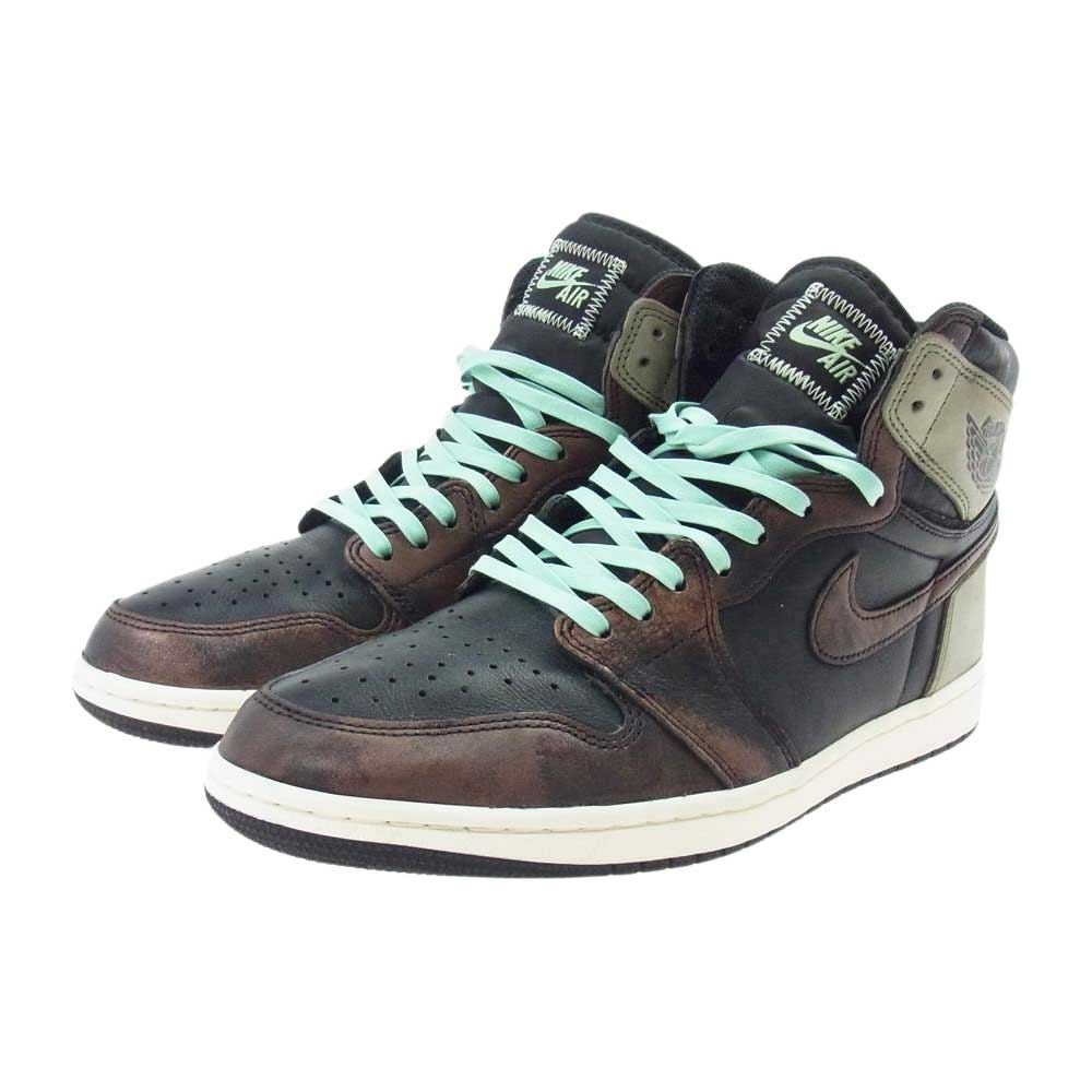 NIKE AIR JORDAN ナイキ ジョーダン 555088-033 AIR JORDAN 1 HIGH OG RUST SHADOW エアジョーダン 1 OG シャドウ スニーカー  ブラック系 28.5cm【美品】【中古】