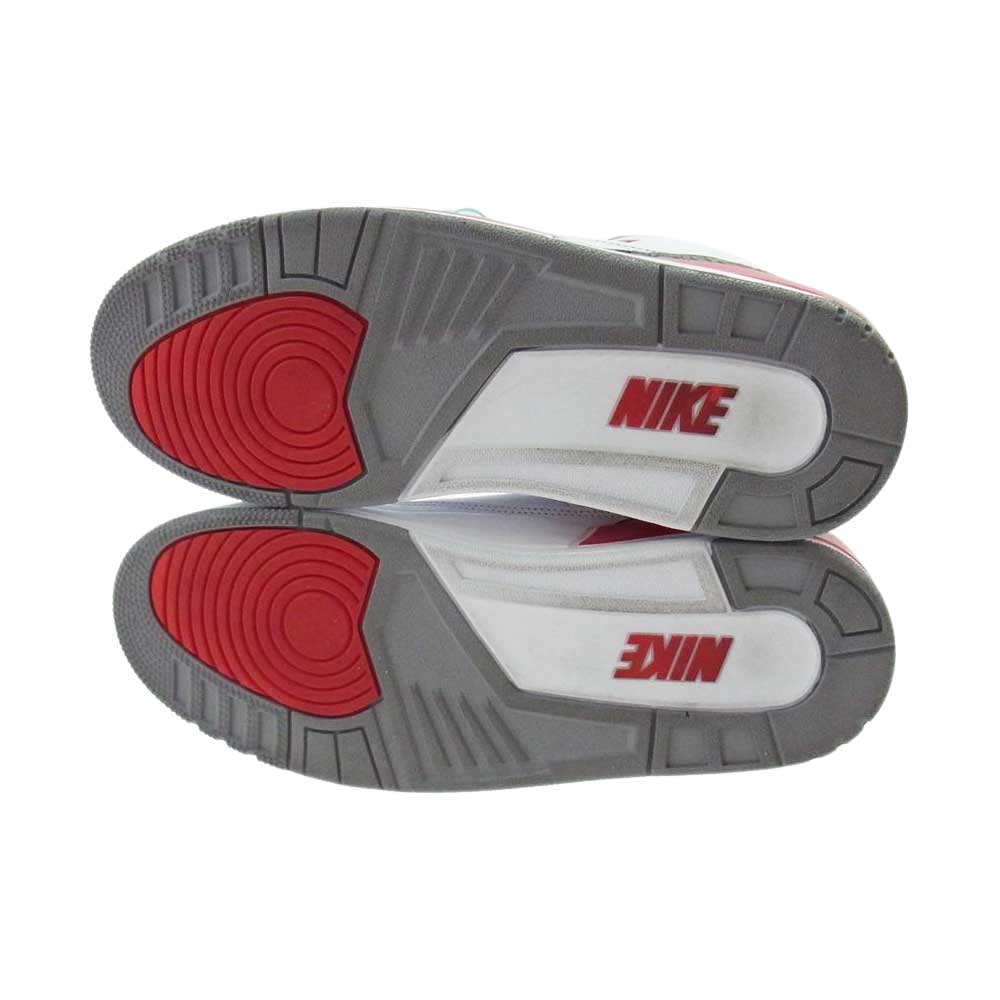 NIKE AIR JORDAN ナイキ ジョーダン DN3707-160 AIR JORDAN 3 RETRO OG FIRE RED エアジョーダン 3 レトロ OG ファイアレッド スニーカー  マルチカラー系 29.0ｃｍ【中古】