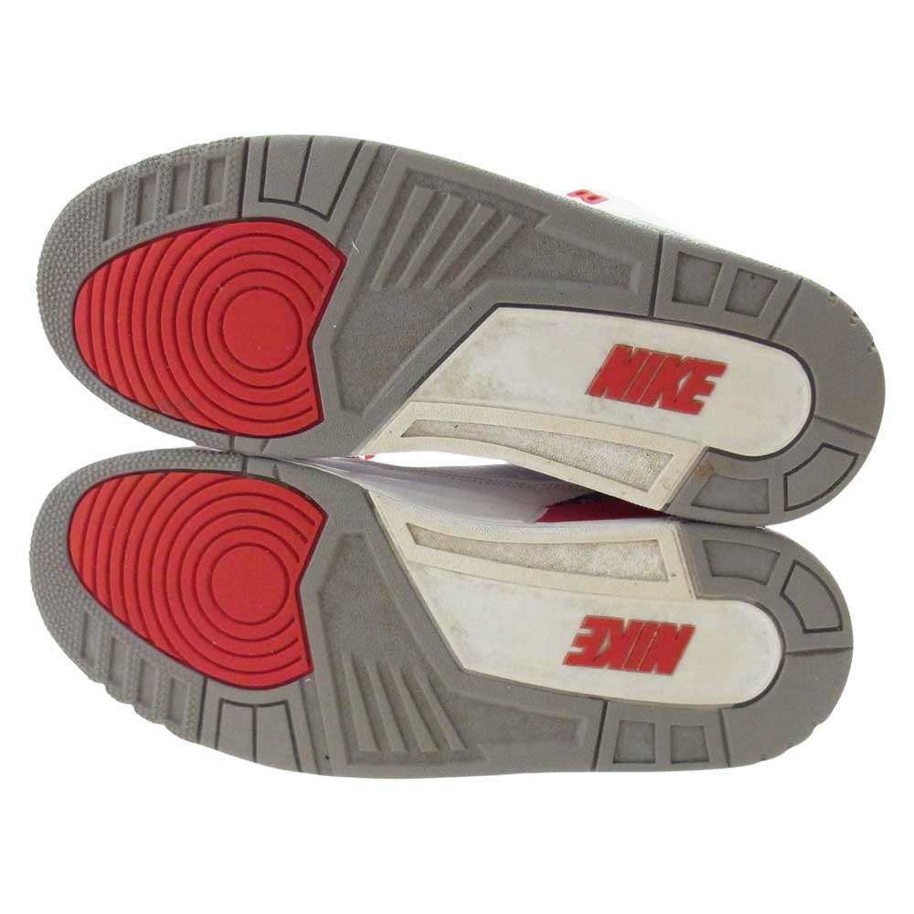 NIKE AIR JORDAN ナイキ ジョーダン DN3707-160 AIR JORDAN 3 RETRO OG FIRE RED エアジョーダン 3 レトロ OG ファイアレッド スニーカー  マルチカラー系 29.0ｃｍ【中古】