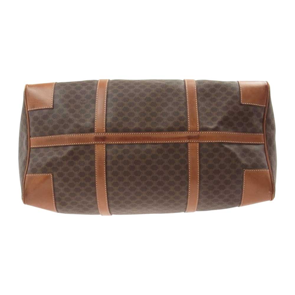 CELINE セリーヌ オールド マカダム ボストン バッグ ブラウン系【中古】