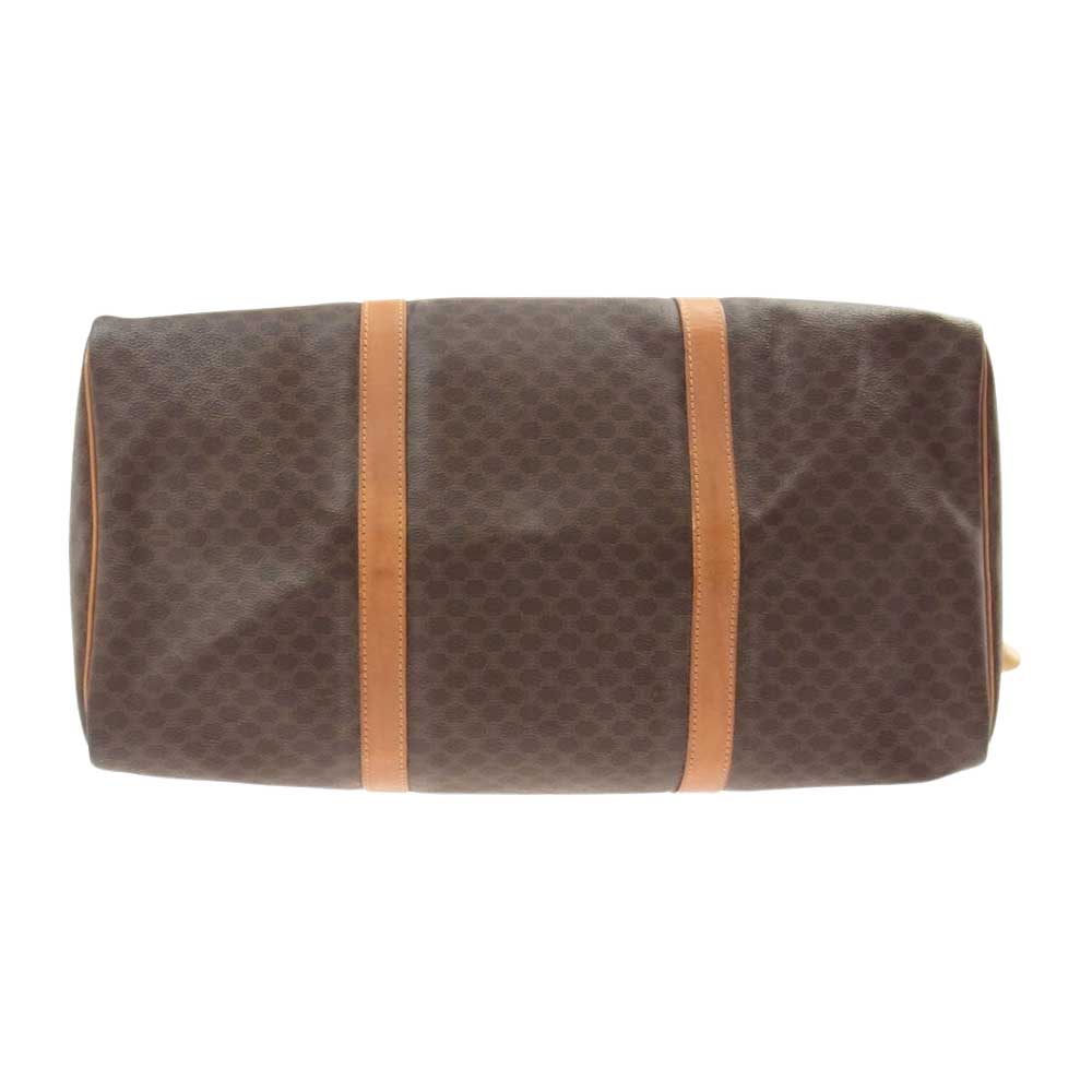CELINE セリーヌ オールド 2Way マカダム ボストン ショルダー バッグ ブラウン系【中古】