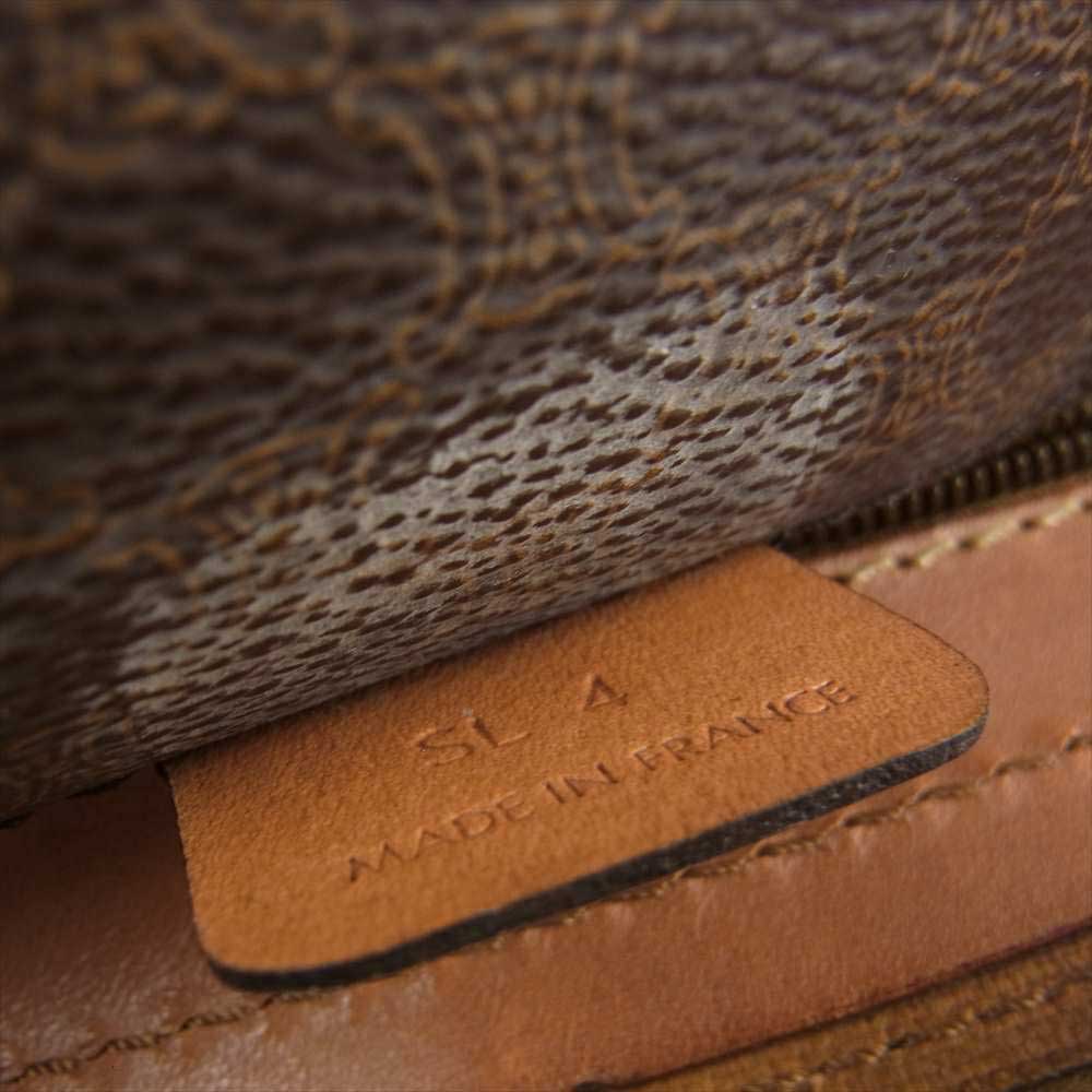CELINE セリーヌ オールド 2Way マカダム ボストン ショルダー バッグ ブラウン系【中古】