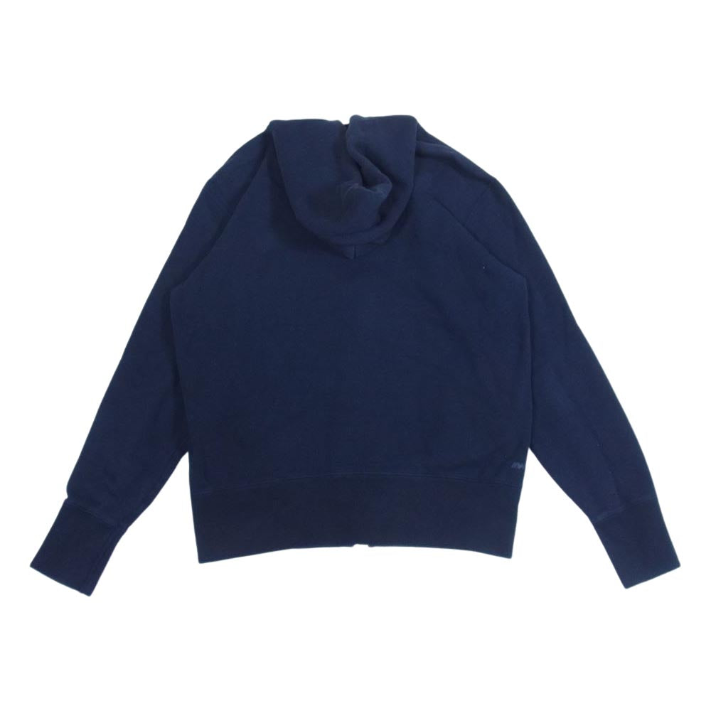 LOOPWHEELER ループウィラー フルジップ スウェット パーカー ネイビー系 M【中古】