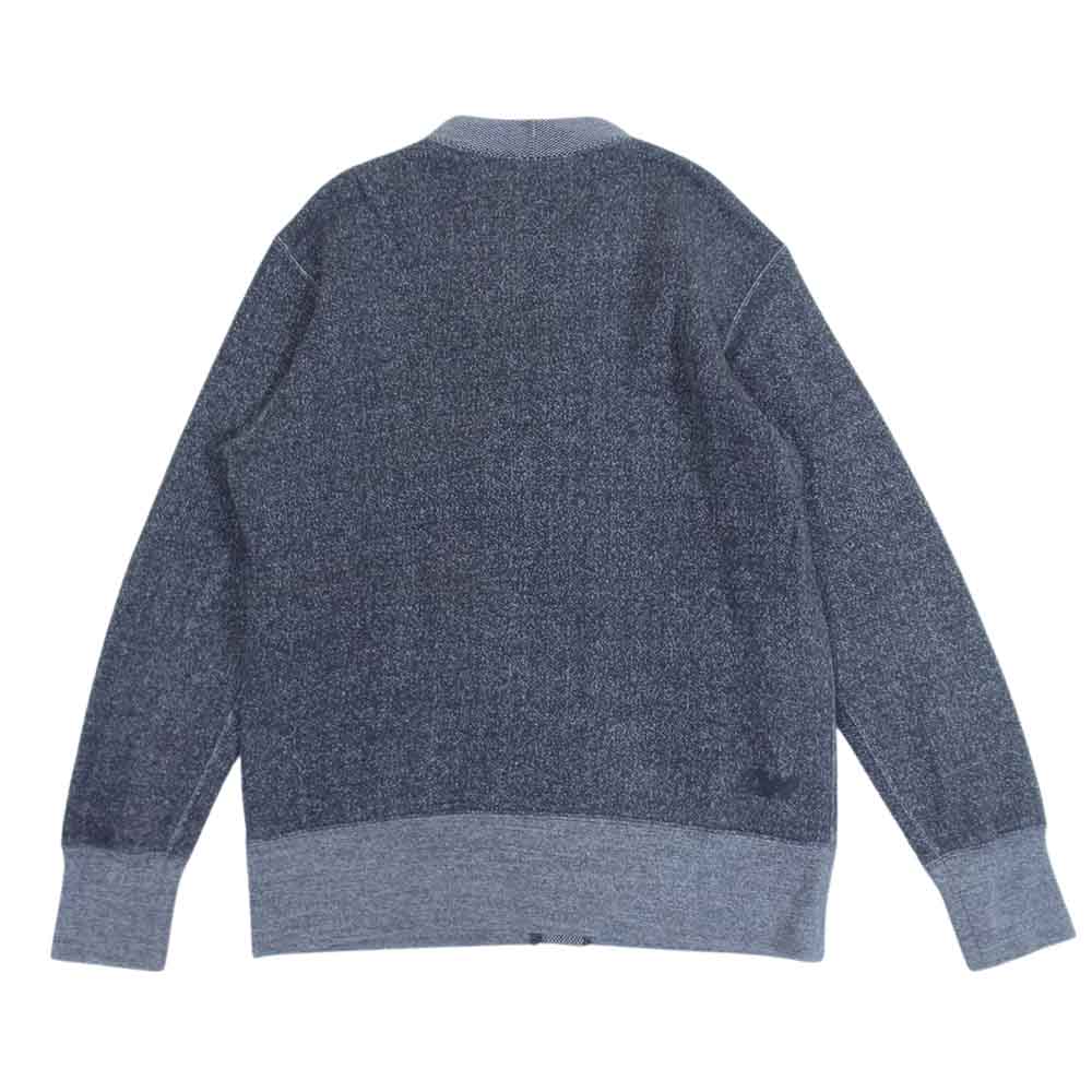 LOOPWHEELER ループウィラー ゴマシオ 吊り 裏毛 カーディガン グレー