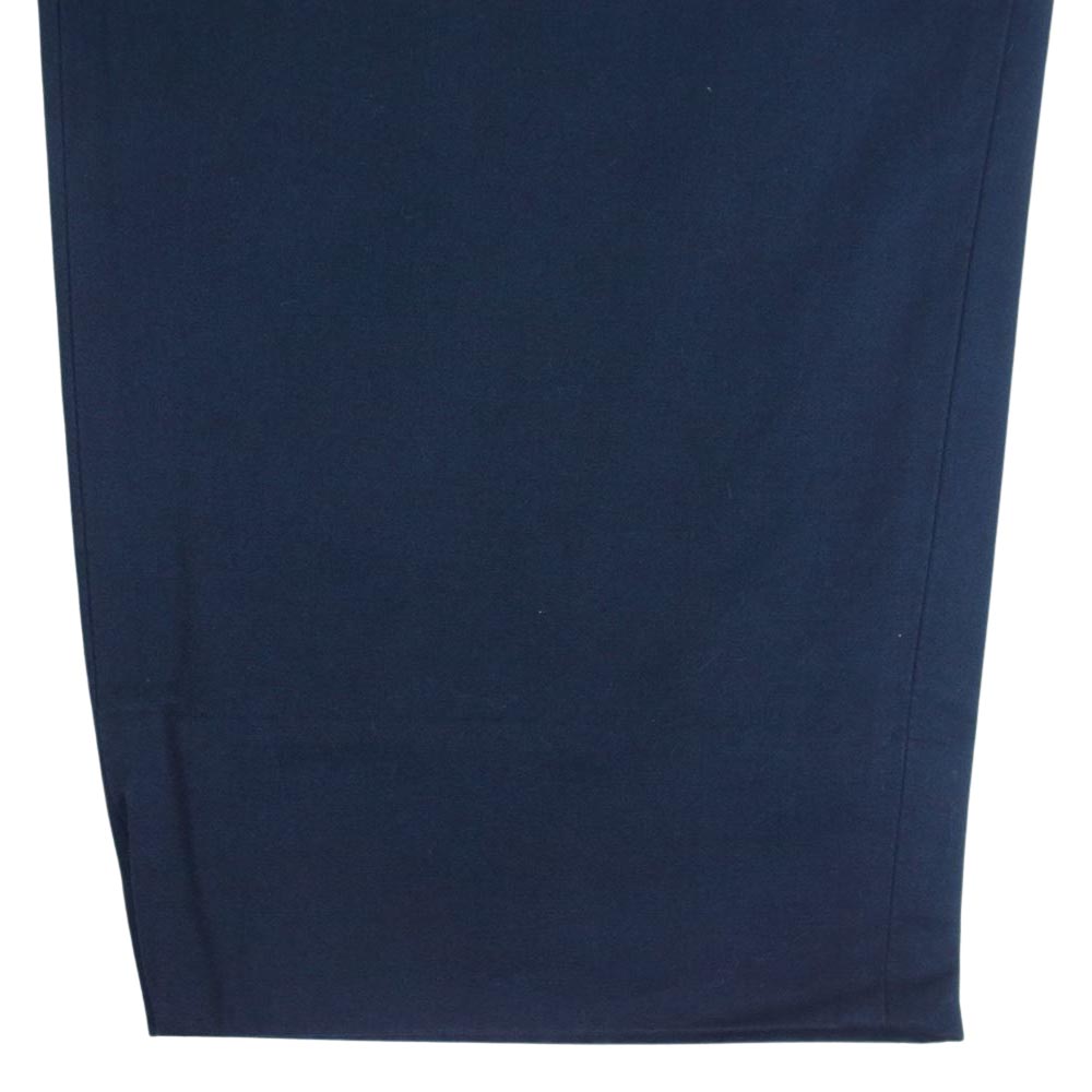 COMME des GARCONS HOMME DEUX コムデギャルソンオムドゥ  DQ-P077 AD2017 ウエストゴム ワイドテーパード イージー パンツ  ネイビー系 M【中古】