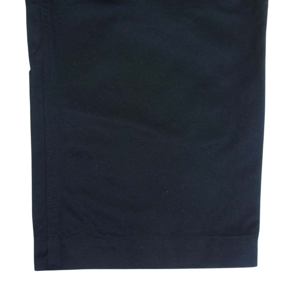 COMME des GARCONS HOMME コムデギャルソンオム HB-P009 AD2018 綿 チノクロス タック パンツ タックチノトラウザー ブラック系 M【中古】