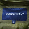 DESCENDANT ディセンダント CRIKET NYCO JACKET フィッシュテール ジャケット カーキ系 2【中古】