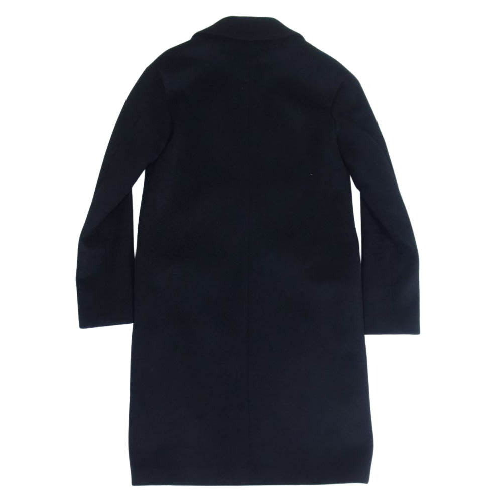 theory セオリー 01-5309620 カシミヤ100％ チェスターコート ブラック系 S【中古】
