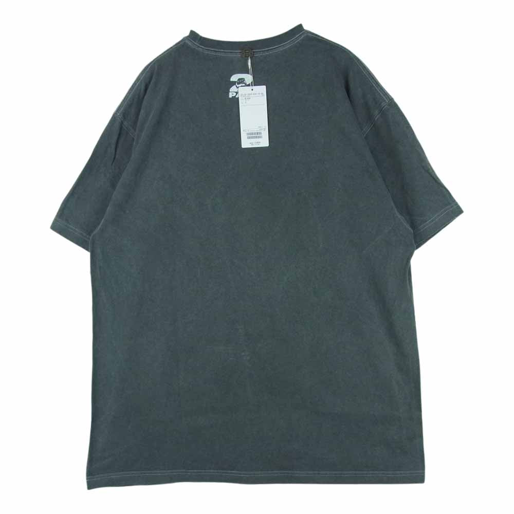 BEAMS ビームス 23-04-0006-539-18-20 Insonnia Projects 2PAC 2パック プリント 半袖 Tシャツ グレー系 BLACK 3【新古品】【未使用】【中古】