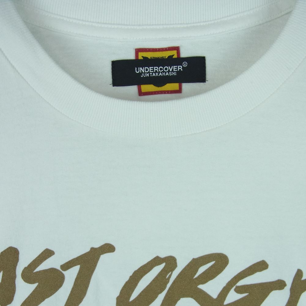 UNDERCOVER アンダーカバー XX24CS002 HUMANMADE ヒューマンメイド LAST ORGY2 L/S T-SHIRT ラストオージー プリント 長袖 Tシャツ ホワイト系 XXL【新古品】【未使用】【中古】