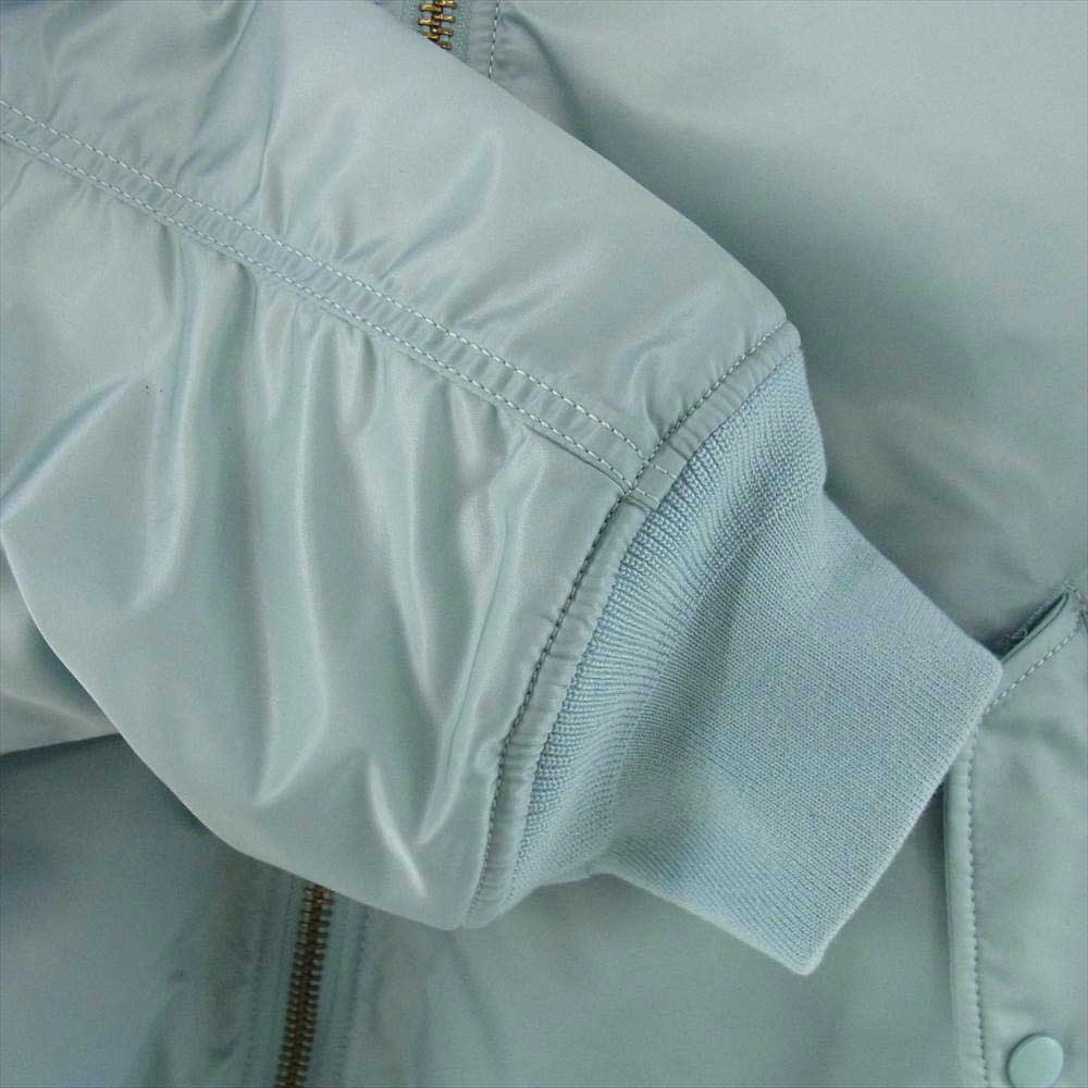 Supreme シュプリーム 22AW Faux Fur Reversible MA-1 フェイクファー リバーシブル ブルゾン ジャケット ライトブルー系 XL【新古品】【未使用】【中古】