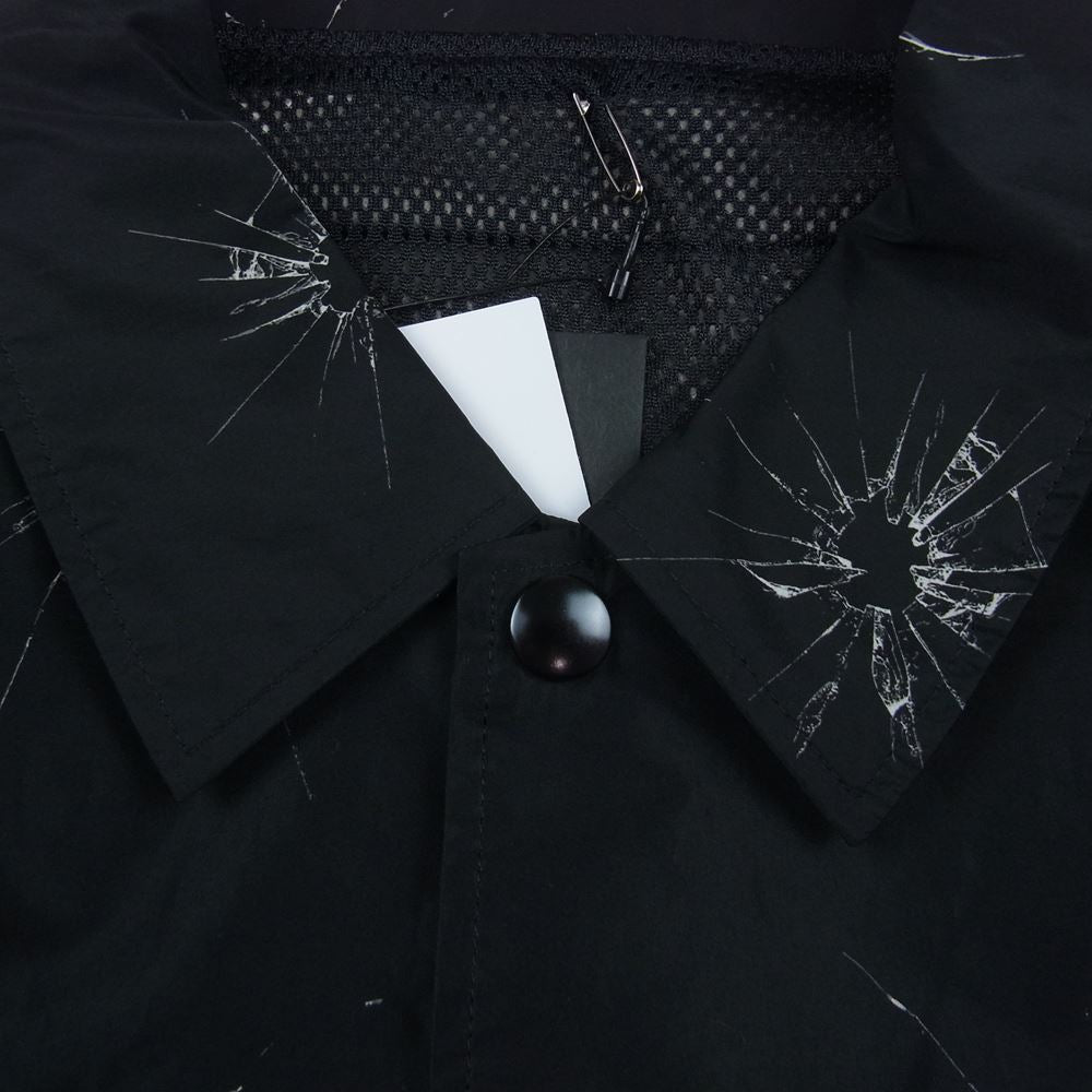 UNDERCOVER アンダーカバー 20SS UCY9202-1 CRACK 総柄 コーチ ナイロン ジャケット ブラック系 3【美品】【中古】