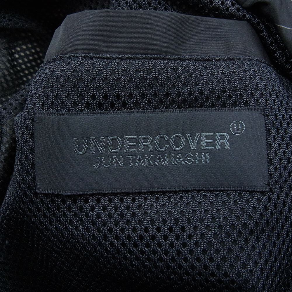 UNDERCOVER アンダーカバー 20SS UCY9202-1 CRACK 総柄 コーチ ナイロン ジャケット ブラック系 3【美品】【中古】