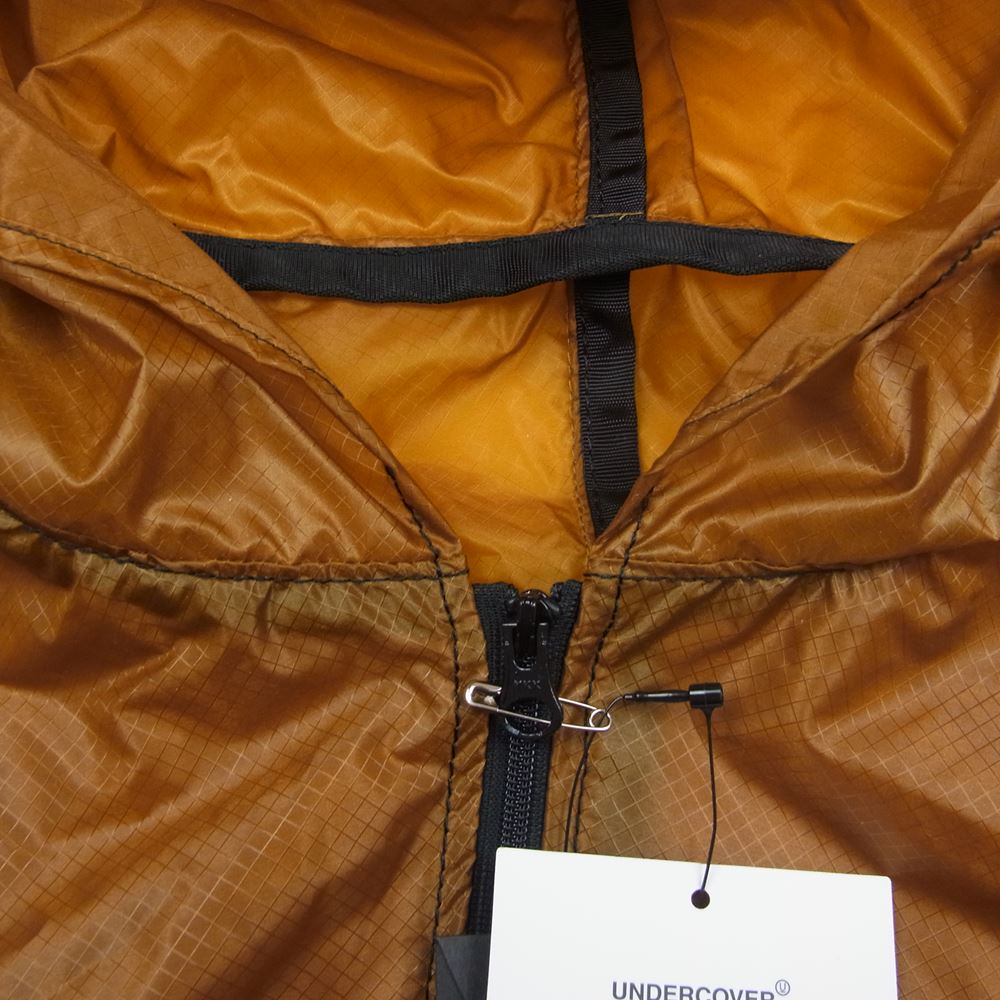 UNDERCOVER アンダーカバー 22SS UC1B4303 eco bag hooded coat エコバッグ フーデッド コート ライトブラウン系 2【美品】【中古】