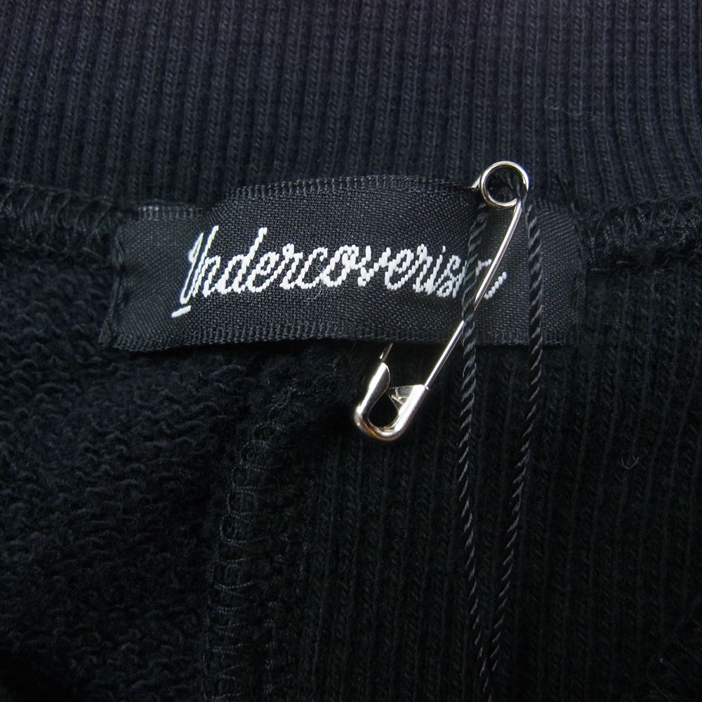 UNDERCOVER アンダーカバー 22SS UI1B4801 Undercoverism アンダーカバーイズム 再構築 カスタム クルーネック スウェット ブラック ブラック系 2【美品】【中古】