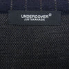UNDERCOVER アンダーカバー 22SS UC1B4905-2 Plaid Round-Neck Cardigan プレイド ストライプ カーディガン ネイビー系 2【中古】