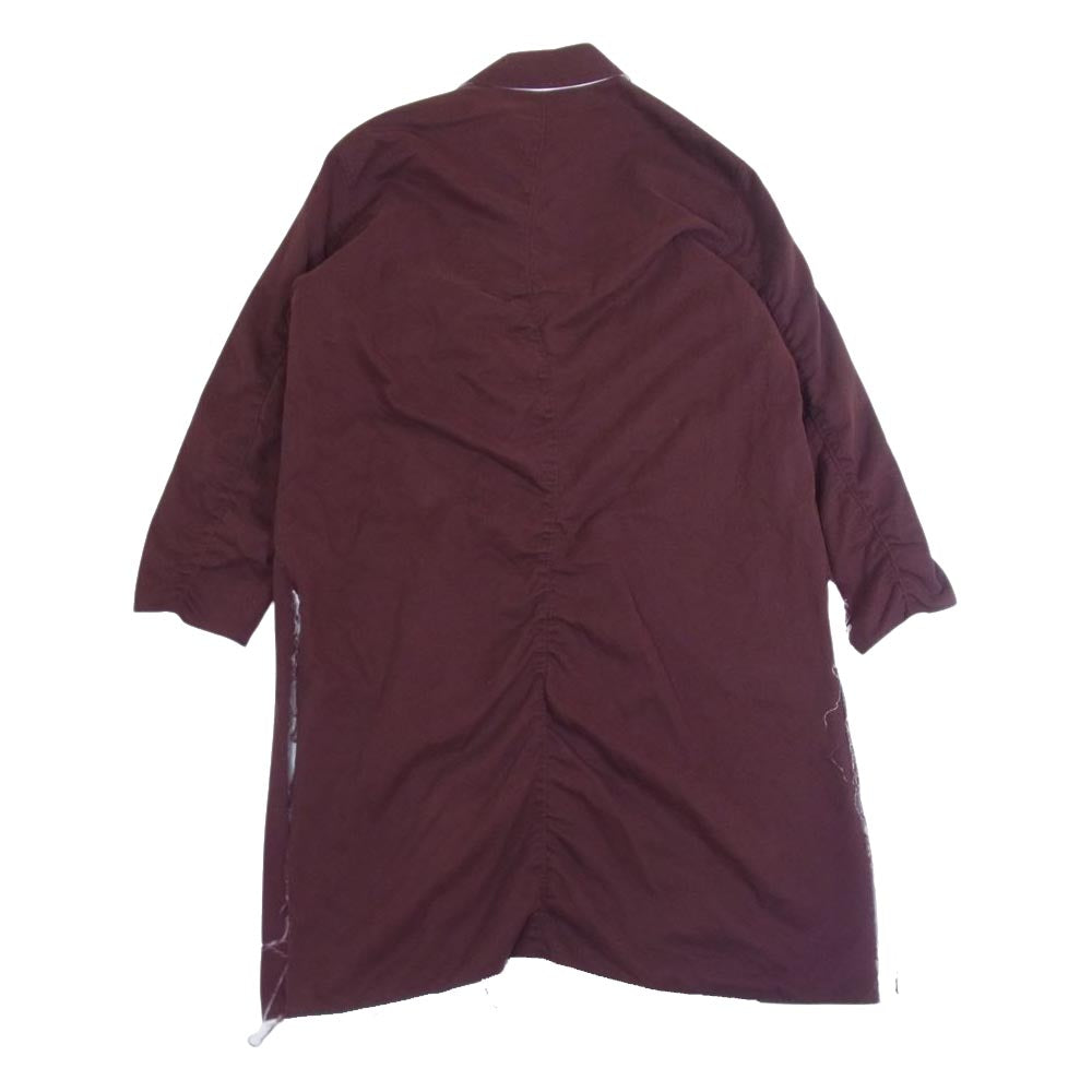UNDERCOVER アンダーカバー 21AW UI2A4301-2 Undercoverism アンダーカバーイズム サイドスリット カットオフ ステンカラーコート パープル系 3【美品】【中古】
