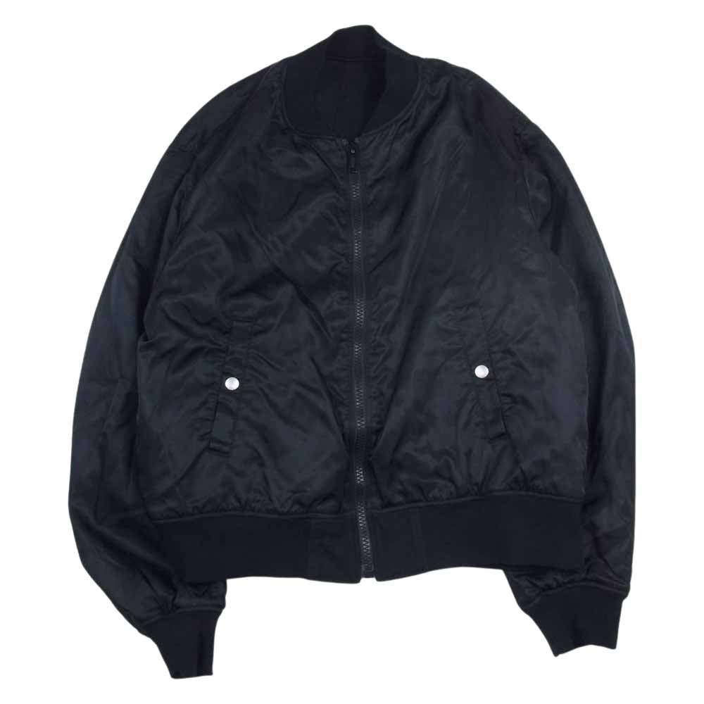 UNDERCOVER アンダーカバー 22SS UI1B4201 Undercoverism アンダーカバーイズム スウェット カスタム ハギ リバーシブル MA-1 再構築 ブルゾン ブラック ブラック系 3【美品】【中古】