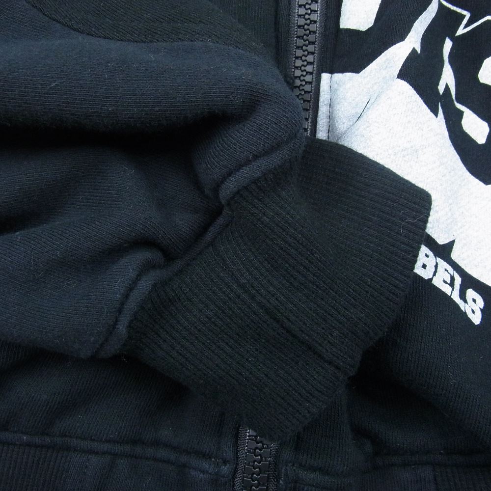 UNDERCOVER アンダーカバー 22SS UI1B4201 Undercoverism アンダーカバーイズム スウェット カスタム ハギ リバーシブル MA-1 再構築 ブルゾン ブラック ブラック系 3【美品】【中古】