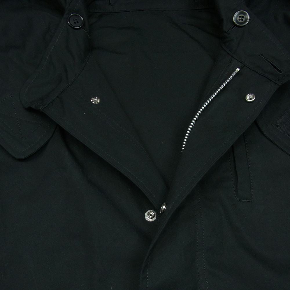 UNDERCOVER アンダーカバー 22SS UC1B4307-2 グラフィック パネル プリント ウェザー モッズ コート ブラック系 3【美品】【中古】