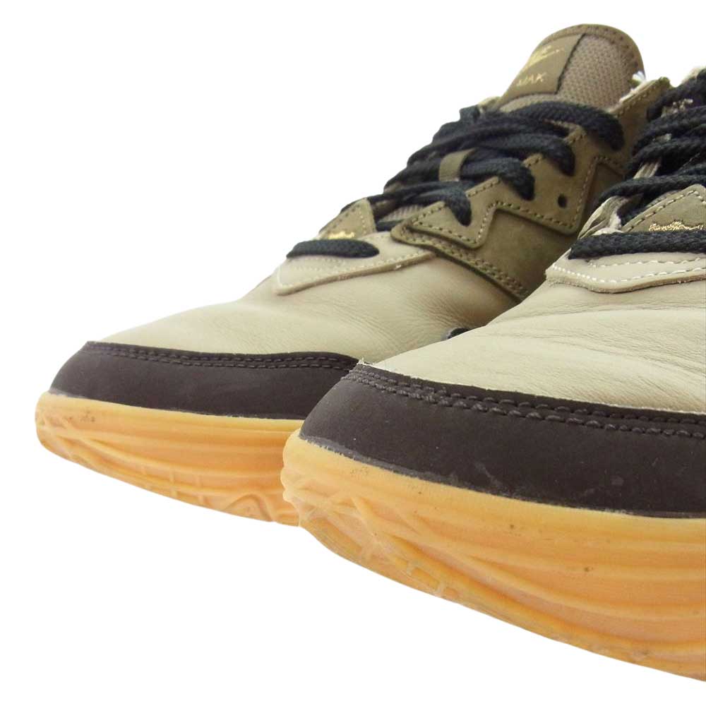 NIKE ナイキ CW3153 200 ATMOS LEBRON 18 LOW NRG アトモス レブロンジェームズ  スニーカー カーキ系 25.5cm【中古】