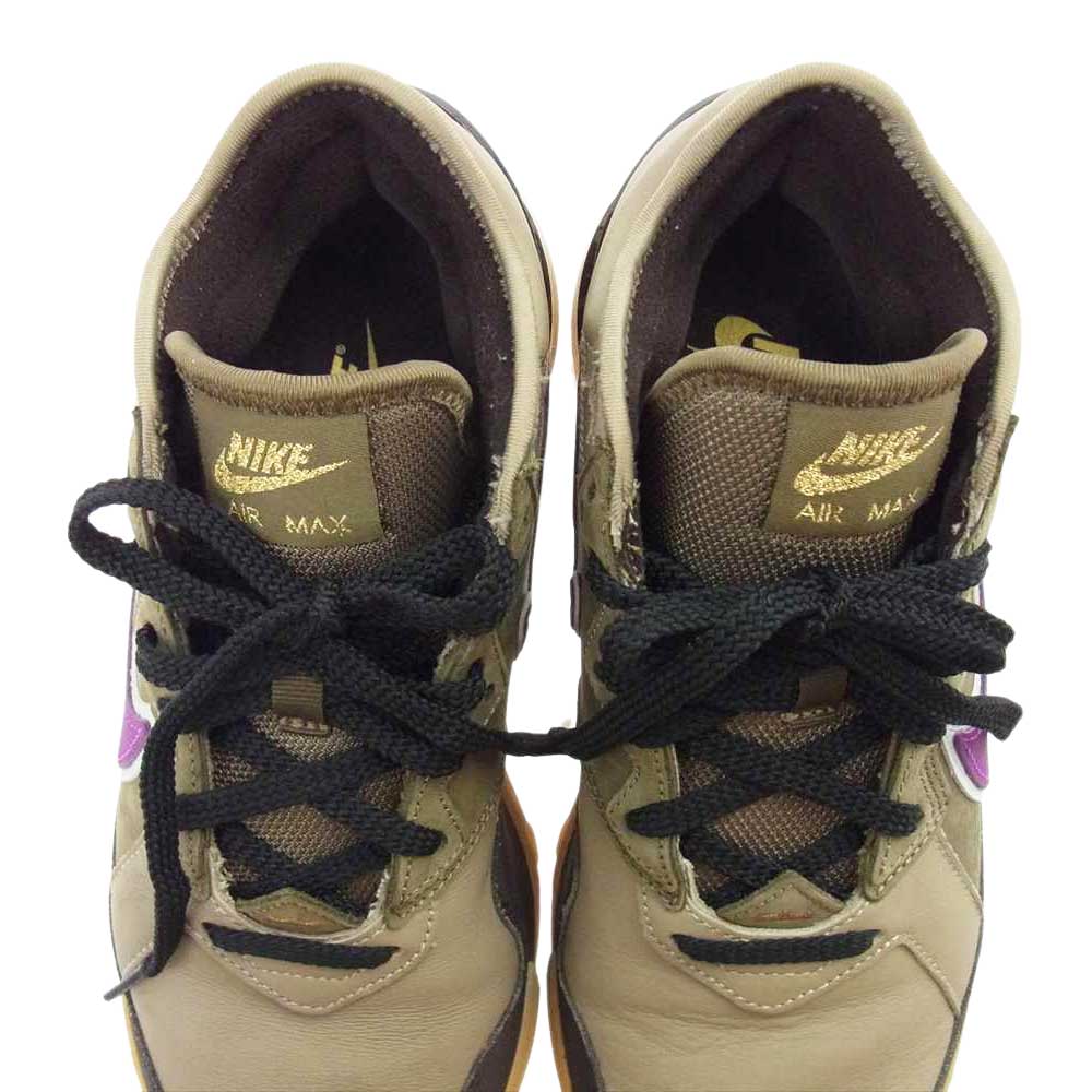 NIKE ナイキ CW3153 200 ATMOS LEBRON 18 LOW NRG アトモス レブロンジェームズ  スニーカー カーキ系 25.5cm【中古】