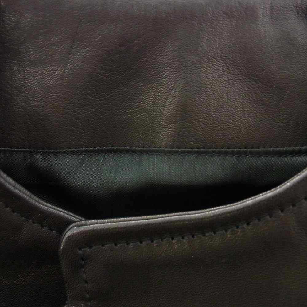 BRU NA BOINNE ブルーナボイン 5L-0001-2 ホースハイド レザー アラン ジャケット ブラック系 L【中古】