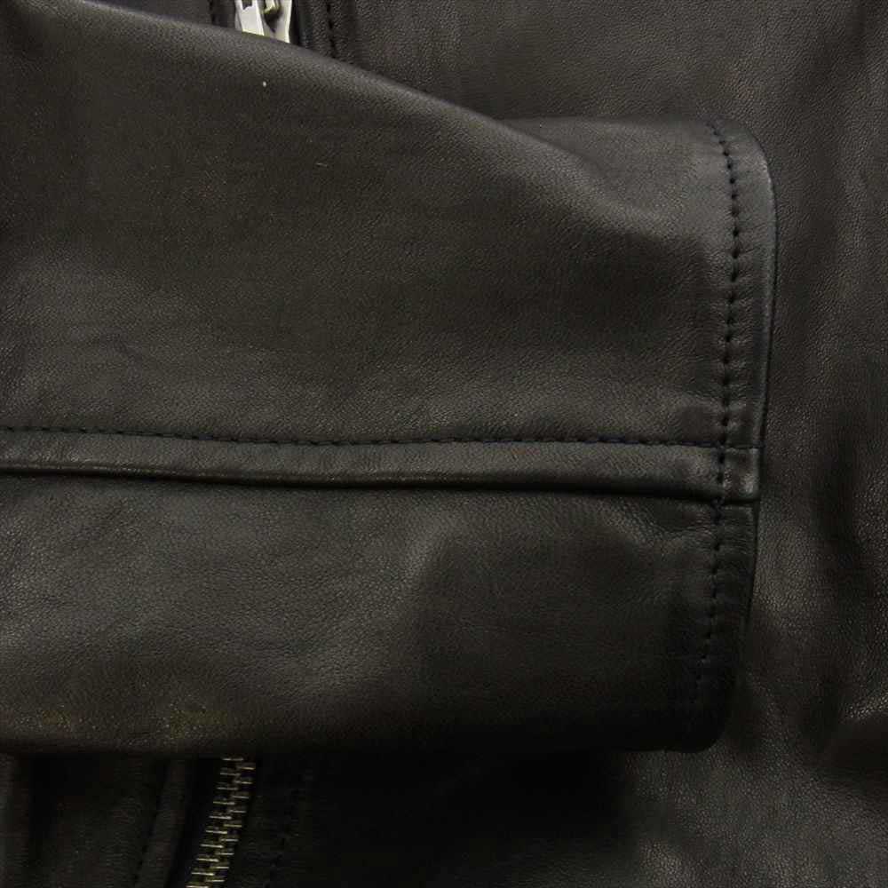 BRU NA BOINNE ブルーナボイン 5L-0001-2 ホースハイド レザー アラン ジャケット ブラック系 L【中古】