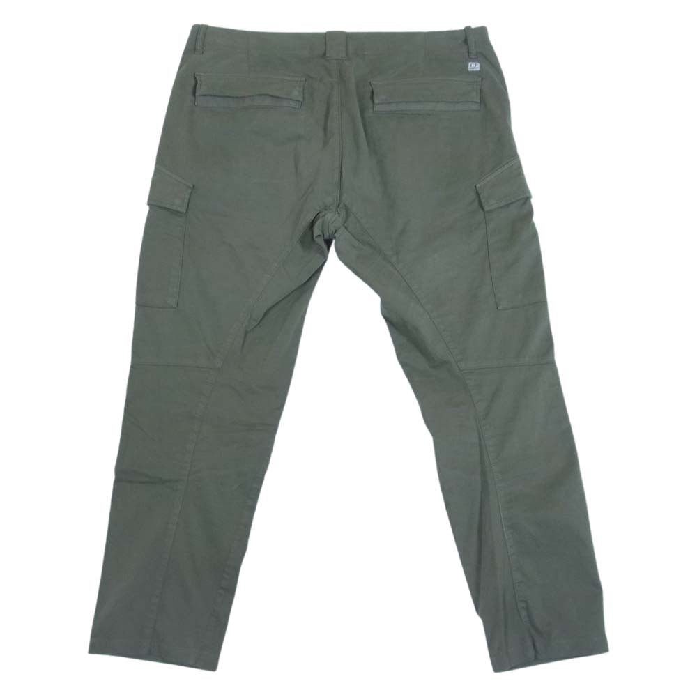 C.P.Company シーピーカンパニー 11CMPA226A 005529G Spodnie materia?owe Cargo テーパード カーゴパンツ カーキ系 52【中古】